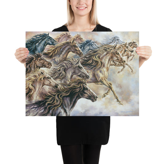 Photo paper poster: Into The Wind