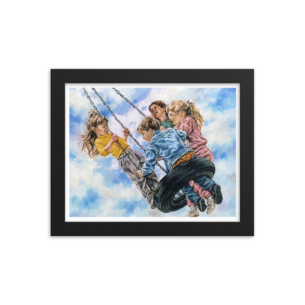 Framed poster: Tire Swing