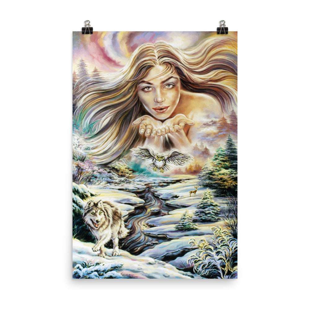 Photo paper poster:  Winter's Breath