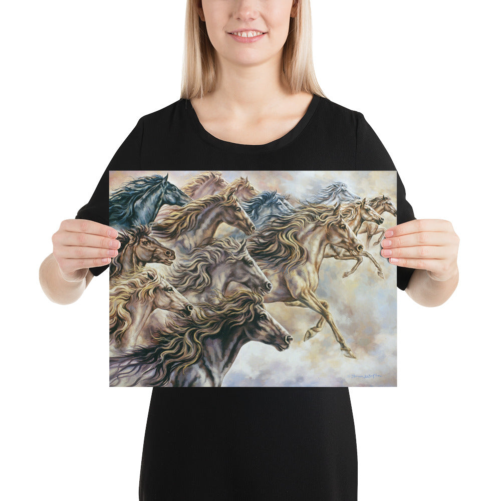 Photo paper poster: Into The Wind