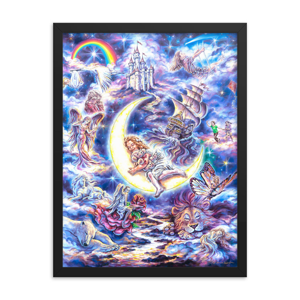 Framed photo paper poster: Sweet Dreams