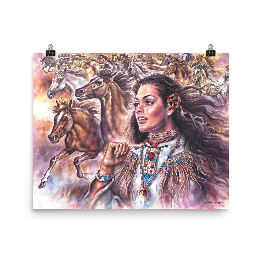 Photo paper poster: Stampede