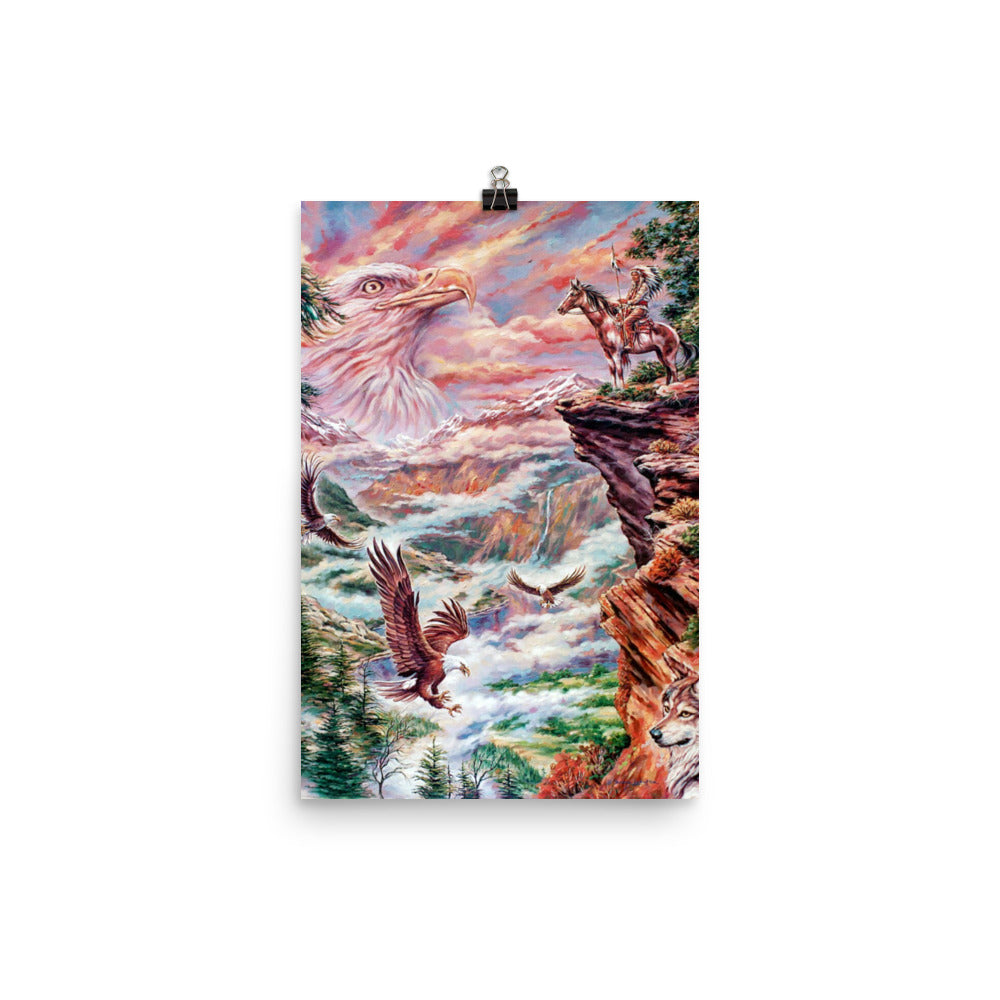 Photo paper poster: Above The Clouds