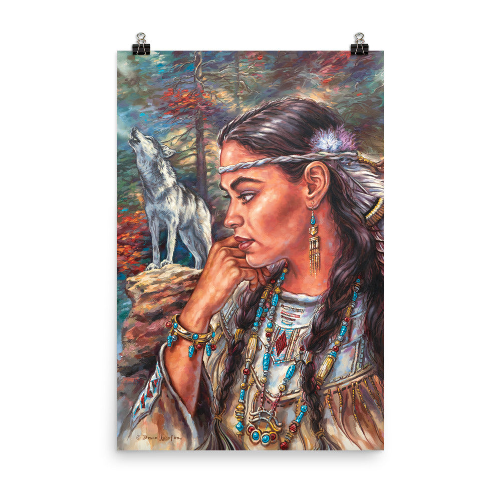 Photo paper poster: Cry Of The Wolf