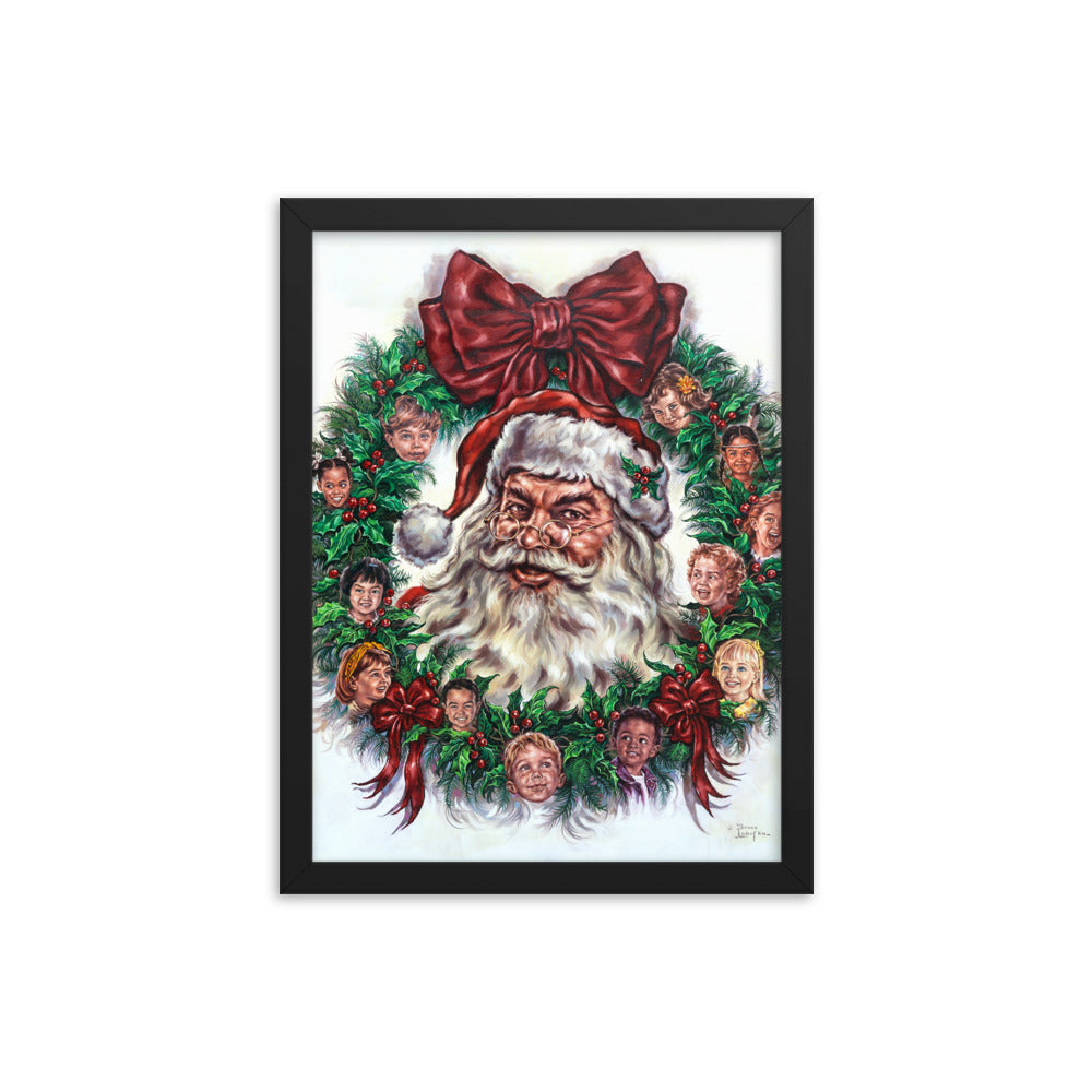 Framed photo paper poster: Wreath Of Joy