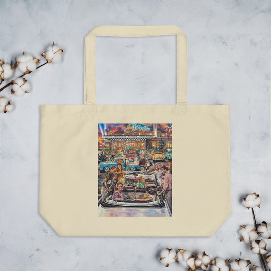 Large organic tote: Back In The Fifties