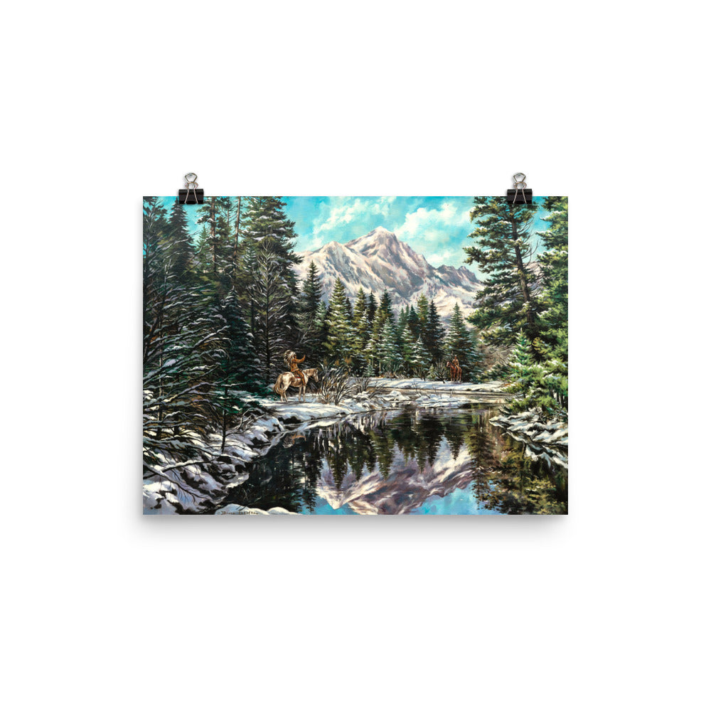 Photo paper poster: Silent Encounter