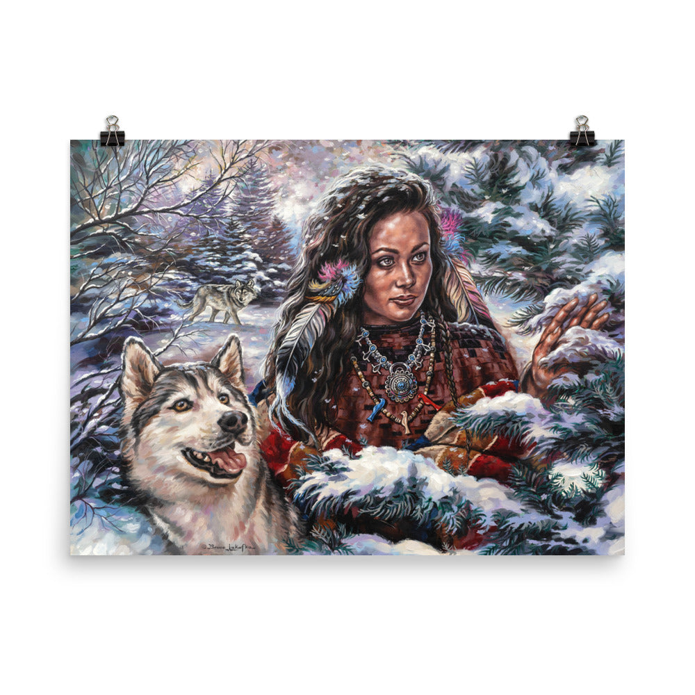 Photo paper poster: Snowfall