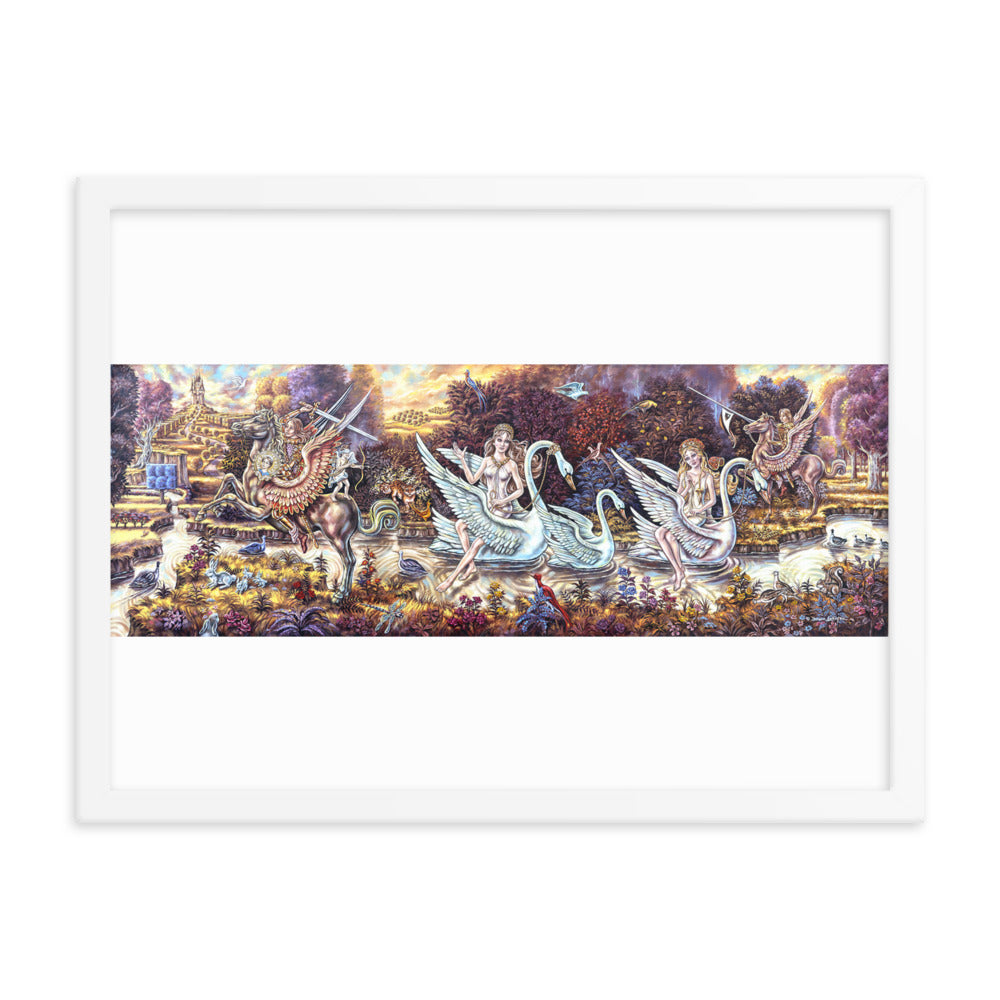 Framed photo paper poster: Once Upon A Time