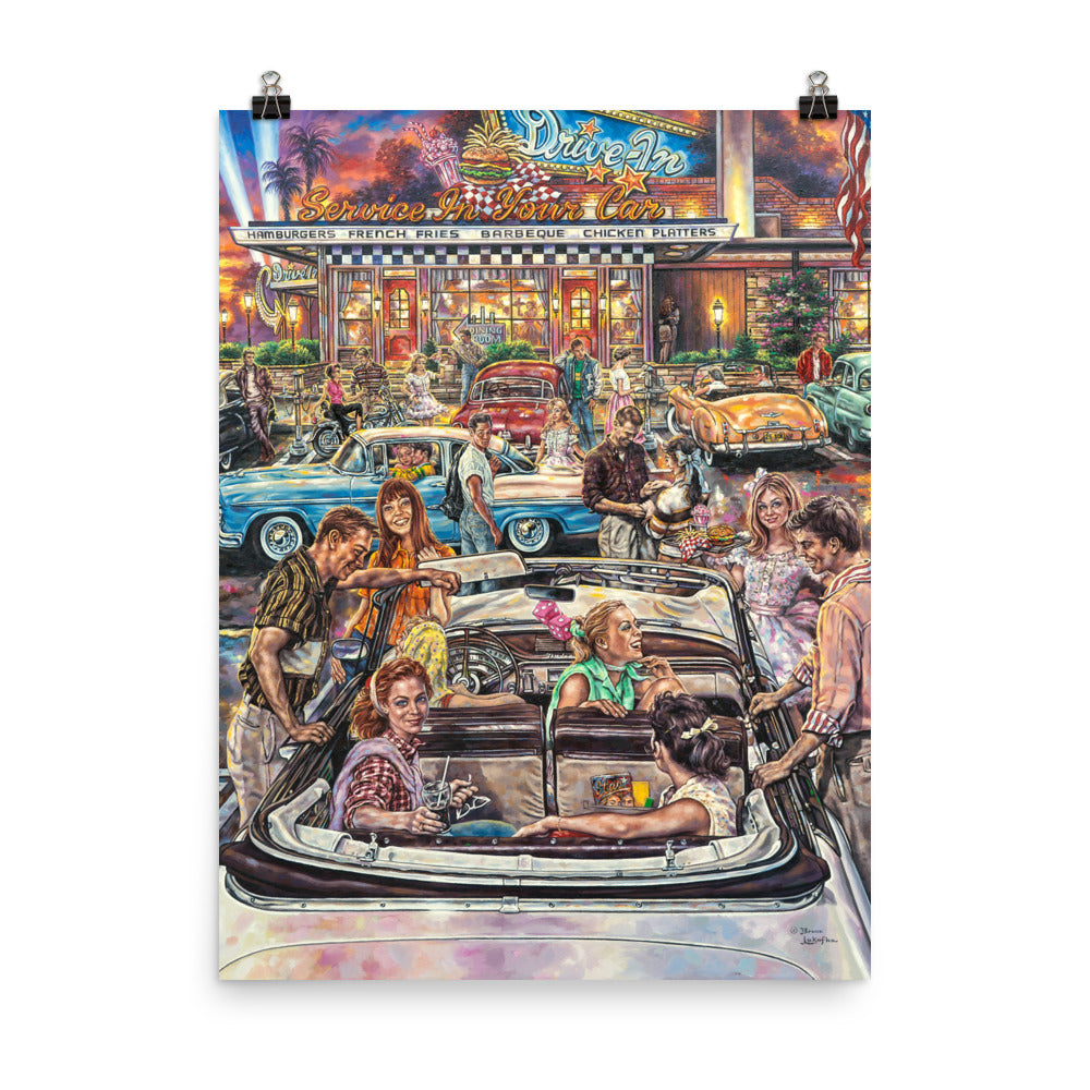 Photo paper poster: Back In The Fifties