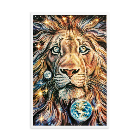 Framed poster: The Lion Of The Tribe Of Judah