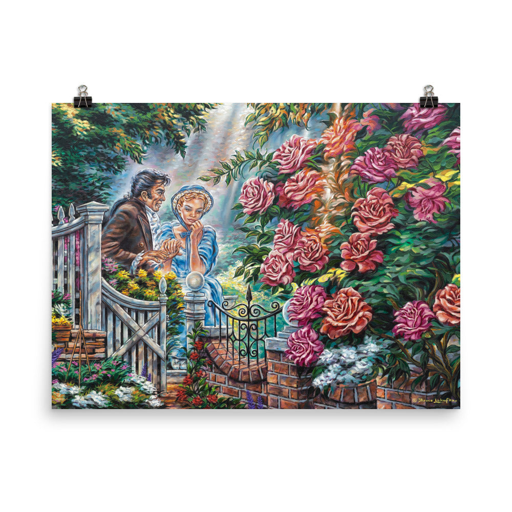 Photo paper poster: Beyond The Garden Gate