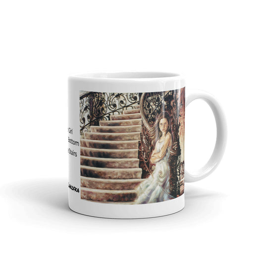Mug- The Girl At The Bottom Of The Stairs