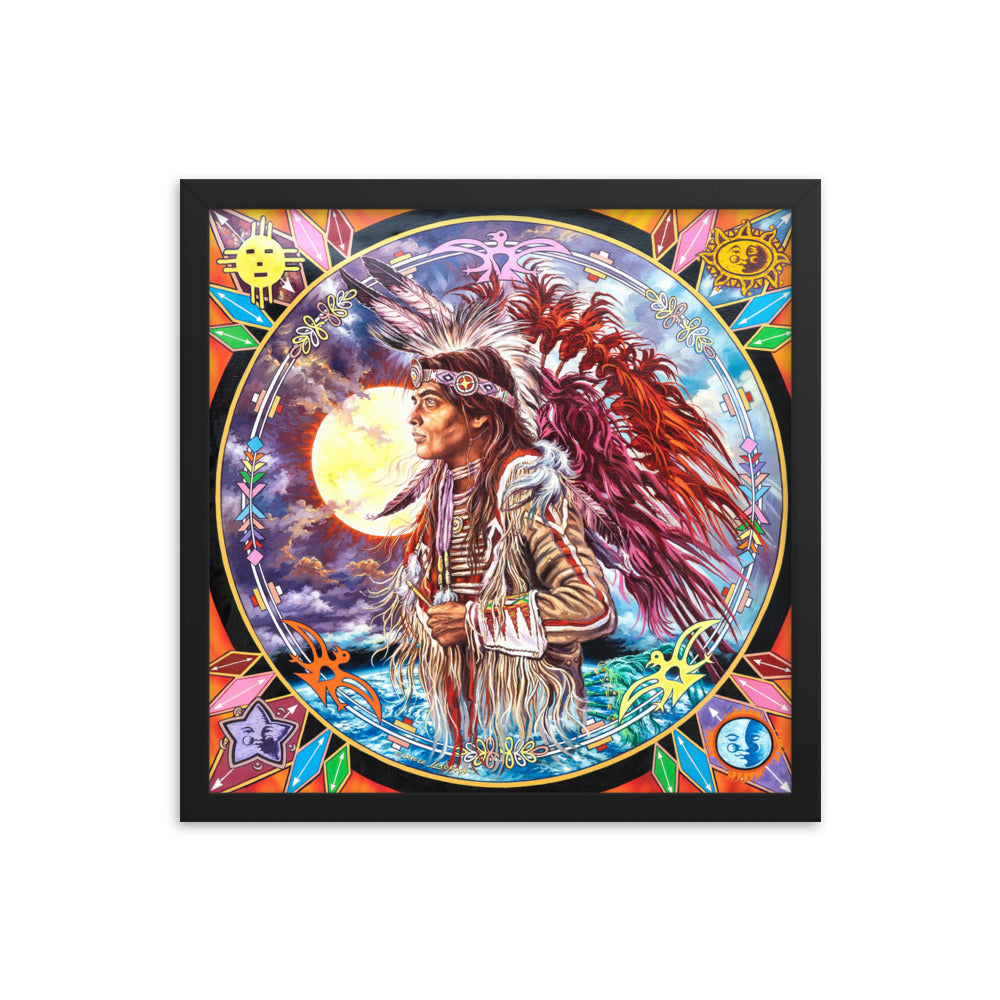 Framed photo paper poster: Dance In The Sun
