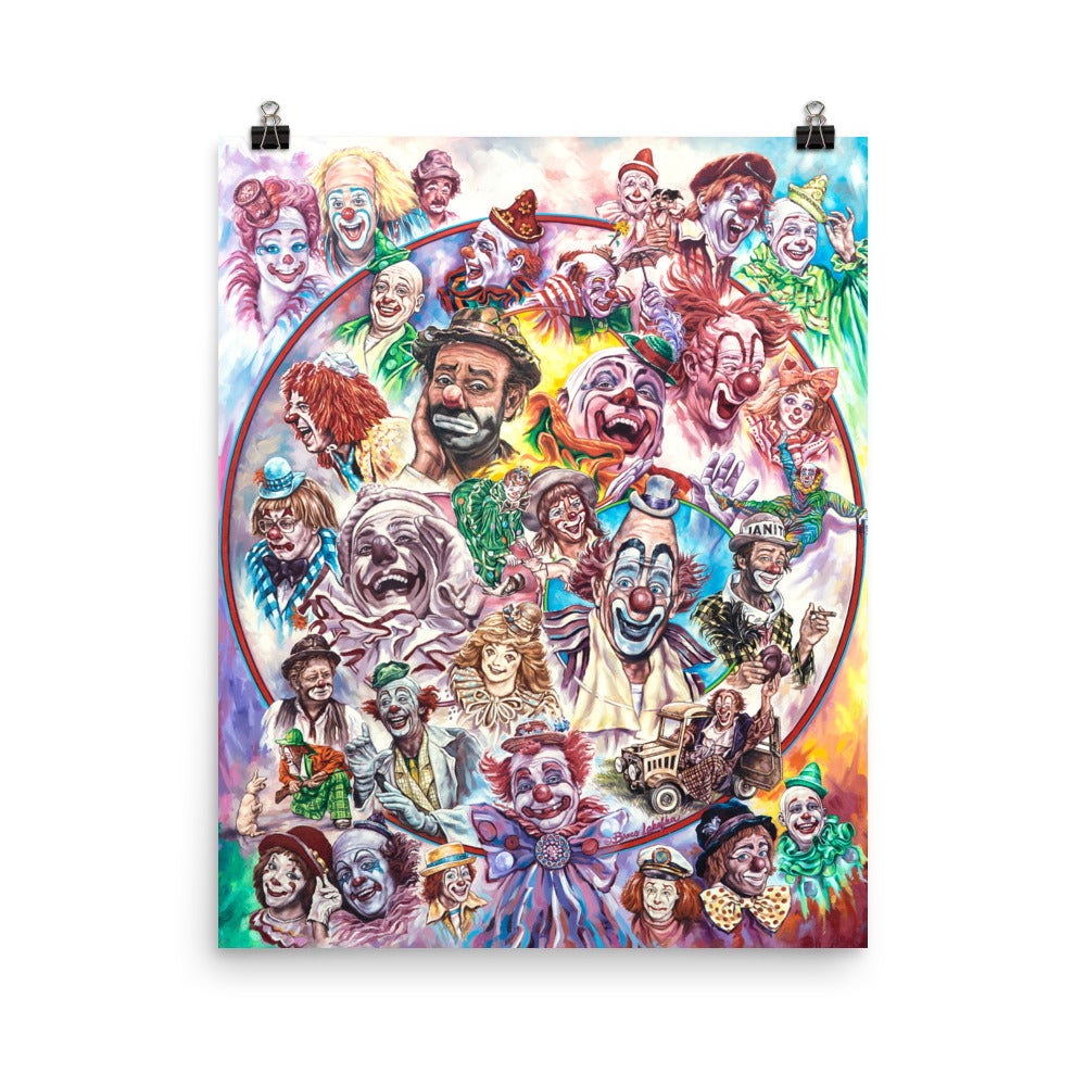 Photo paper poster: Be A Clown