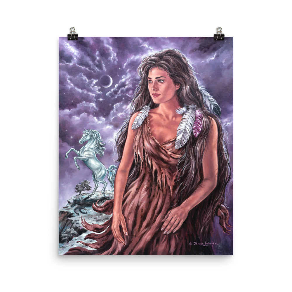 Photo paper poster: Crescent Moon